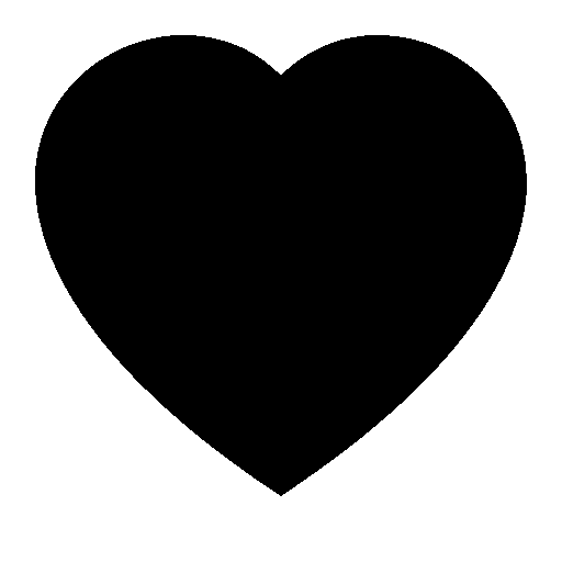 Same heart with the two isolated specks removed